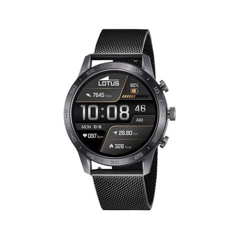 Coffret De Montre Lotus Connectée Smartwach Noir - Montres étanches Famille | Marc Orian