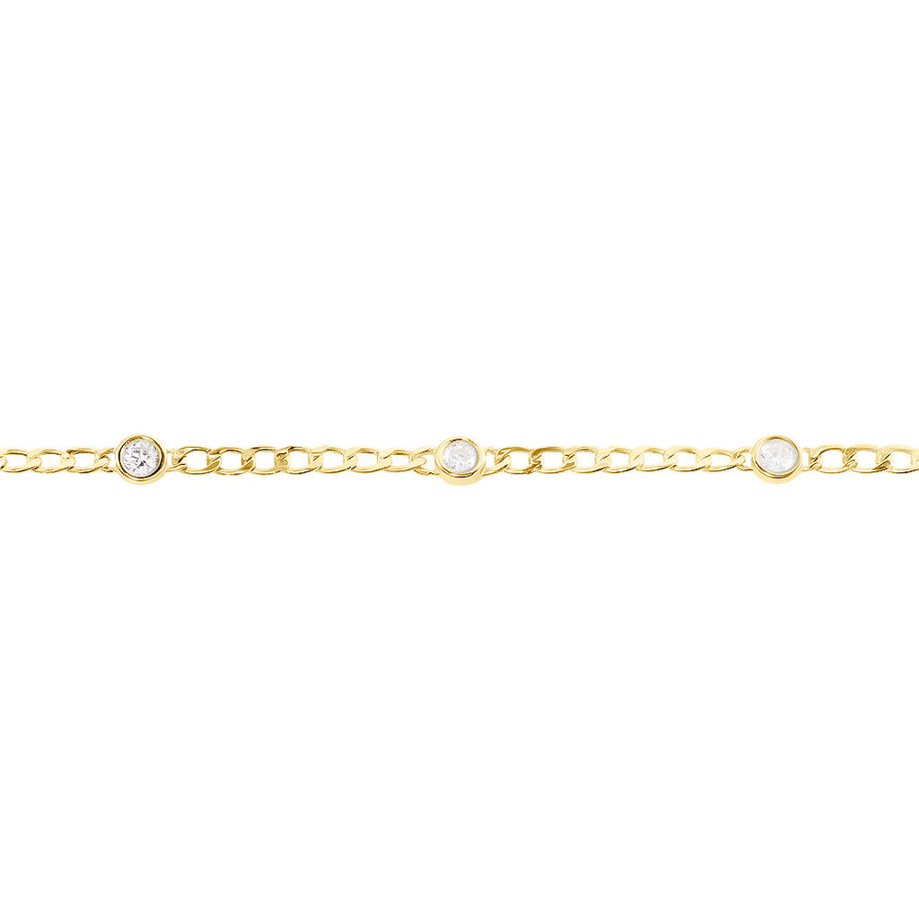 Bracelet Vienne Or Jaune Oxyde De Zirconium - Bracelets chaînes Femme | Marc Orian