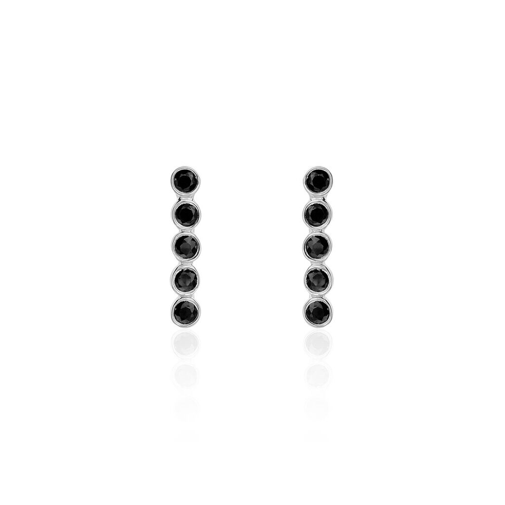 Boucles D'oreilles Grimpantes Perig Argent Oxyde - Piercings d'oreilles Femme | Marc Orian