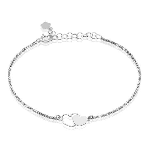 Bracelet Carreen Argent Blanc - Bracelets chaînes Femme | Marc Orian