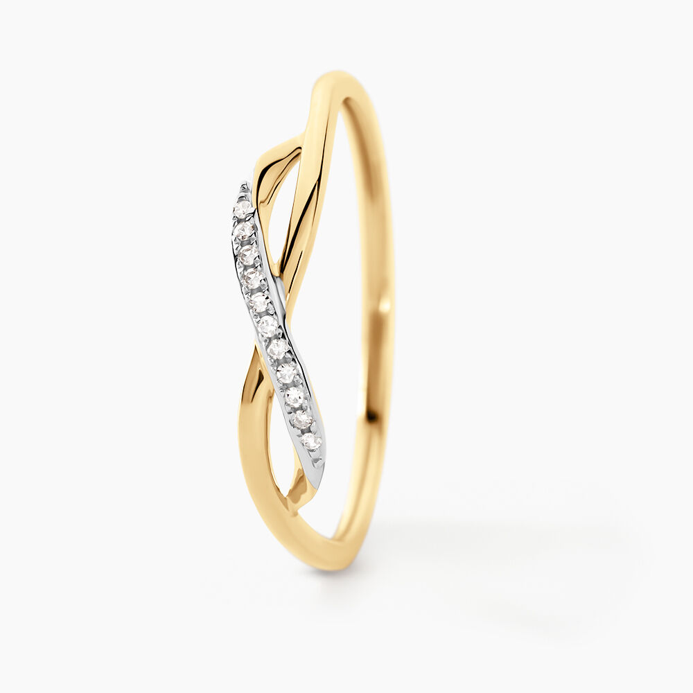 Bague Smina Or Jaune Diamant - Bagues pierres précieuses Femme | Marc Orian
