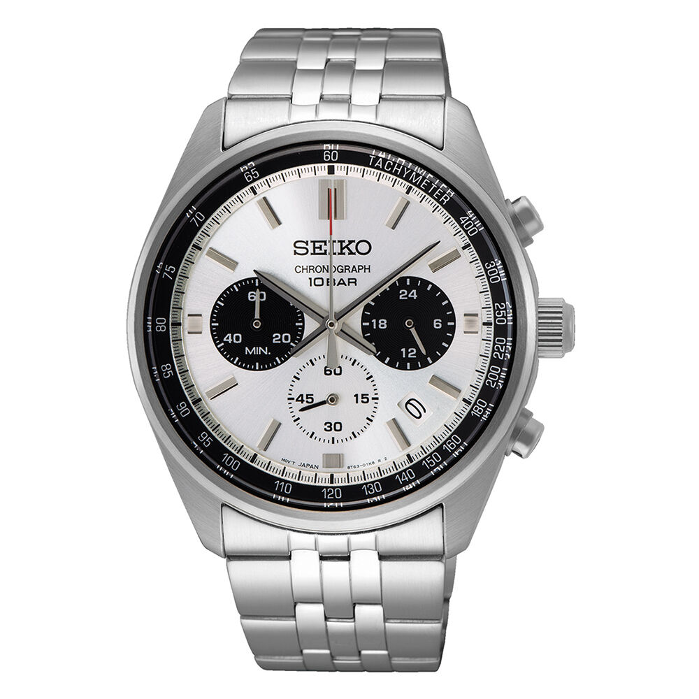 Montre Seiko Sport Bicolore Blanc / Noir - Montres &eacute;tanches Homme | Marc Orian