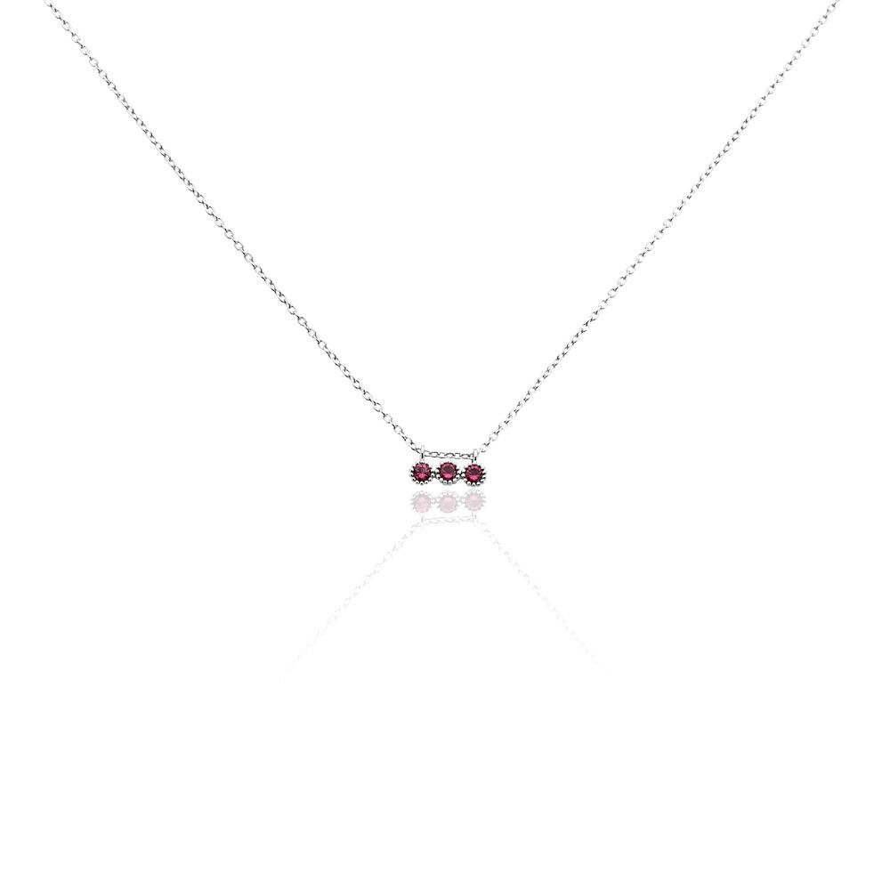 Collier Kasey Argent Blanc Oxyde De Zirconium - Colliers avec pierres Femme | Marc Orian