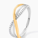Bague Yvanne Or Jaune Argent Blanc Oxyde De Zirconium - Bagues avec pierre Femme | Marc Orian