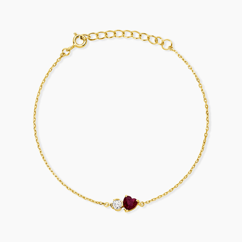 Bracelet Poem Argent Jaune Tourmaline Oxyde De Zirconium - Bracelets fantaisie Femme | Marc Orian