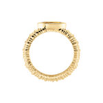 Bague Angelica Plaque Or Jaune Oxyde De Zirconium - Solitaires Femme | Marc Orian