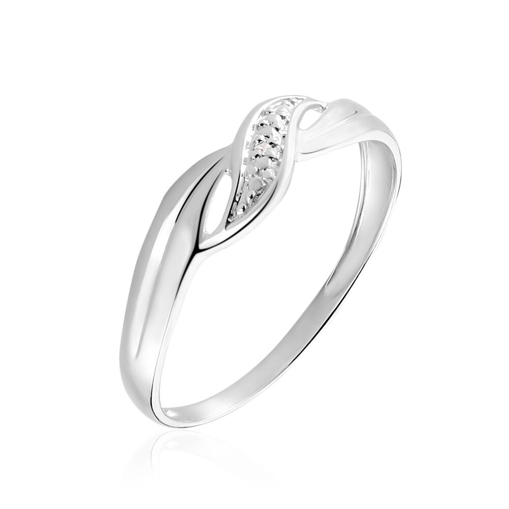 Bague Amayas Or Blanc Diamant - Solitaires Femme | Marc Orian