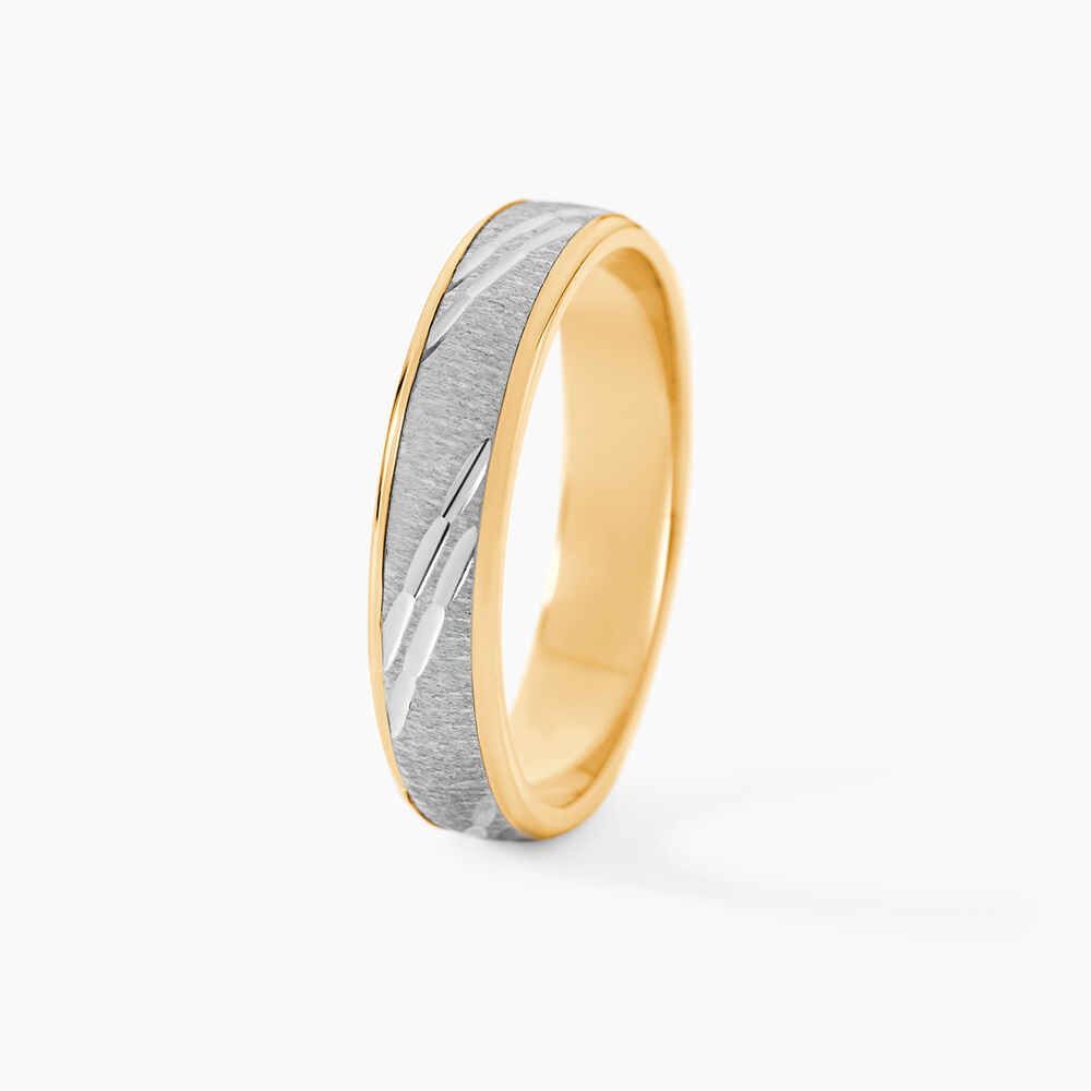 Alliance Ulysse Or Bicolore - Alliances duo Unisex | Marc Orian
