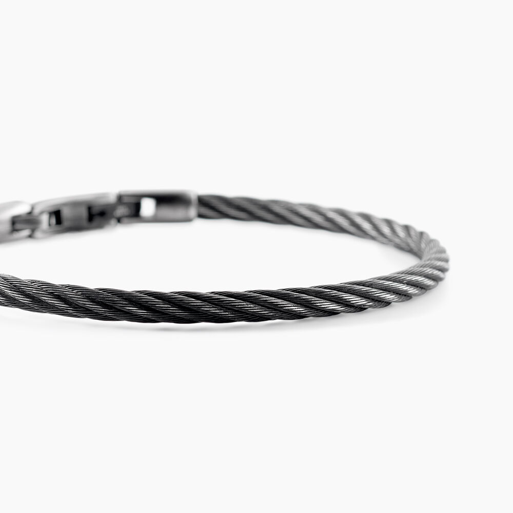 Bracelet Phebus Him Acier Noir - Bracelets cha&icirc;nes Homme | Marc Orian