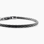 Bracelet Phebus Him Acier Noir - Bracelets cha&icirc;nes Homme | Marc Orian