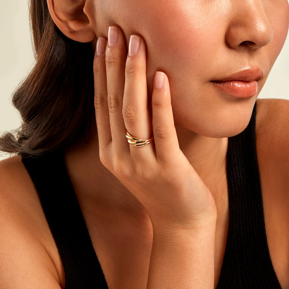 Bague Cindia Plaqu&eacute; Or Jaune - Bijoux fantaisie Femme | Marc Orian