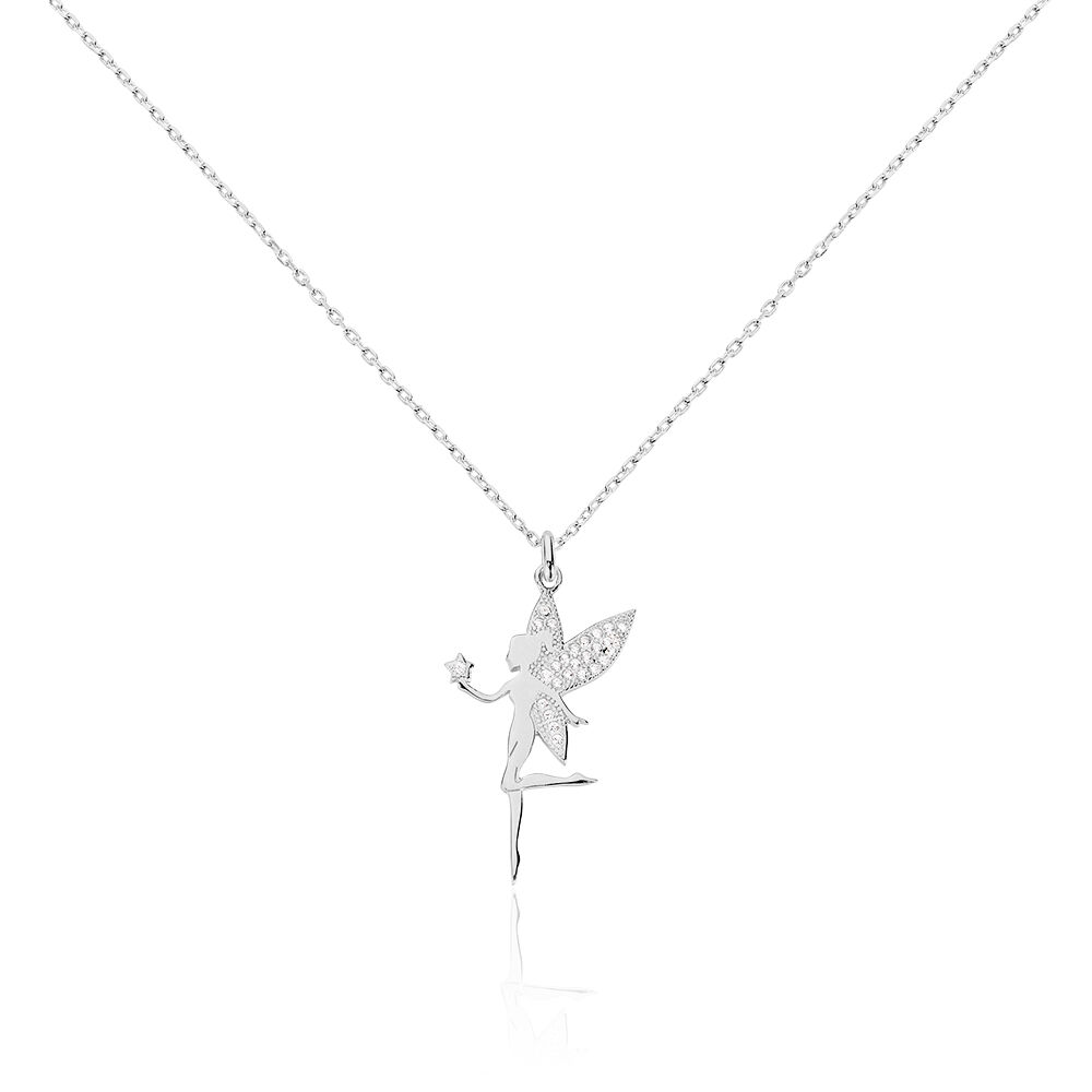 Collier Alberte Argent Blanc Oxyde De Zirconium - Colliers avec pierres Femme | Marc Orian