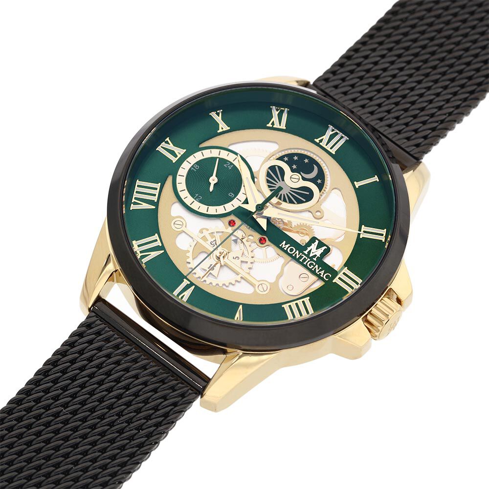 Montre Montignac Round Vert - Montres &eacute;tanches Homme | Marc Orian