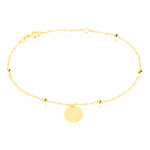 Bracelet Cobeia Croix Maille For&ccedil;at Or Jaune - Bracelets Medailles Femme | Marc Orian