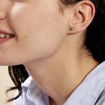 Boucles D'oreilles Puces Franzine Coquillage Or Jaune - Puces Femme | Marc Orian