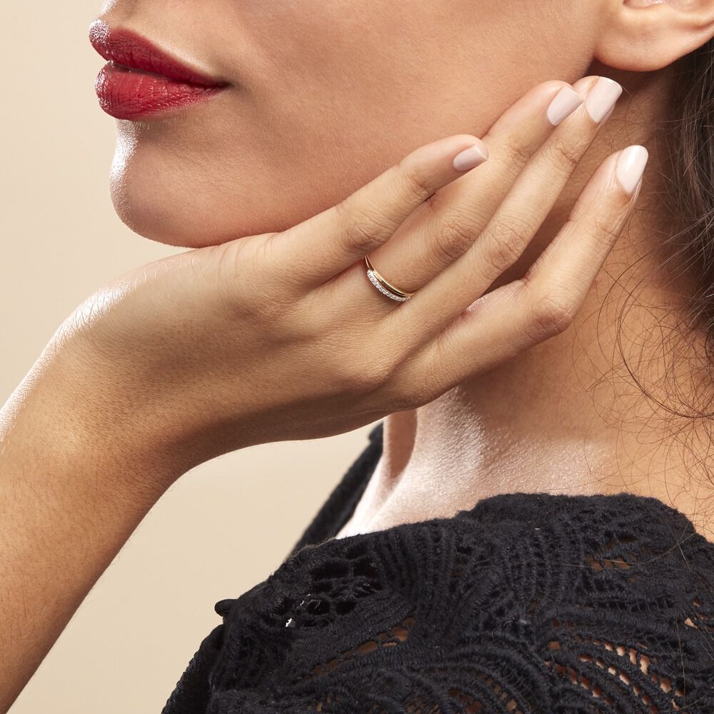 Bague Arslane Or Jaune Diamant - Bagues pierres précieuses Femme | Marc Orian