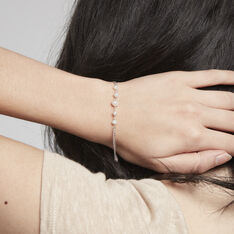 Bracelet Noa Argent Blanc Perle De Culture - Bracelets chaînes Femme | Marc Orian