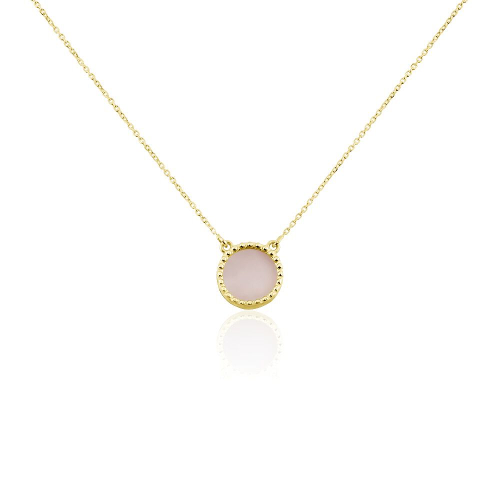 Collier Heida Or Jaune Calc&eacute;doine - Colliers avec pierres Femme | Marc Orian