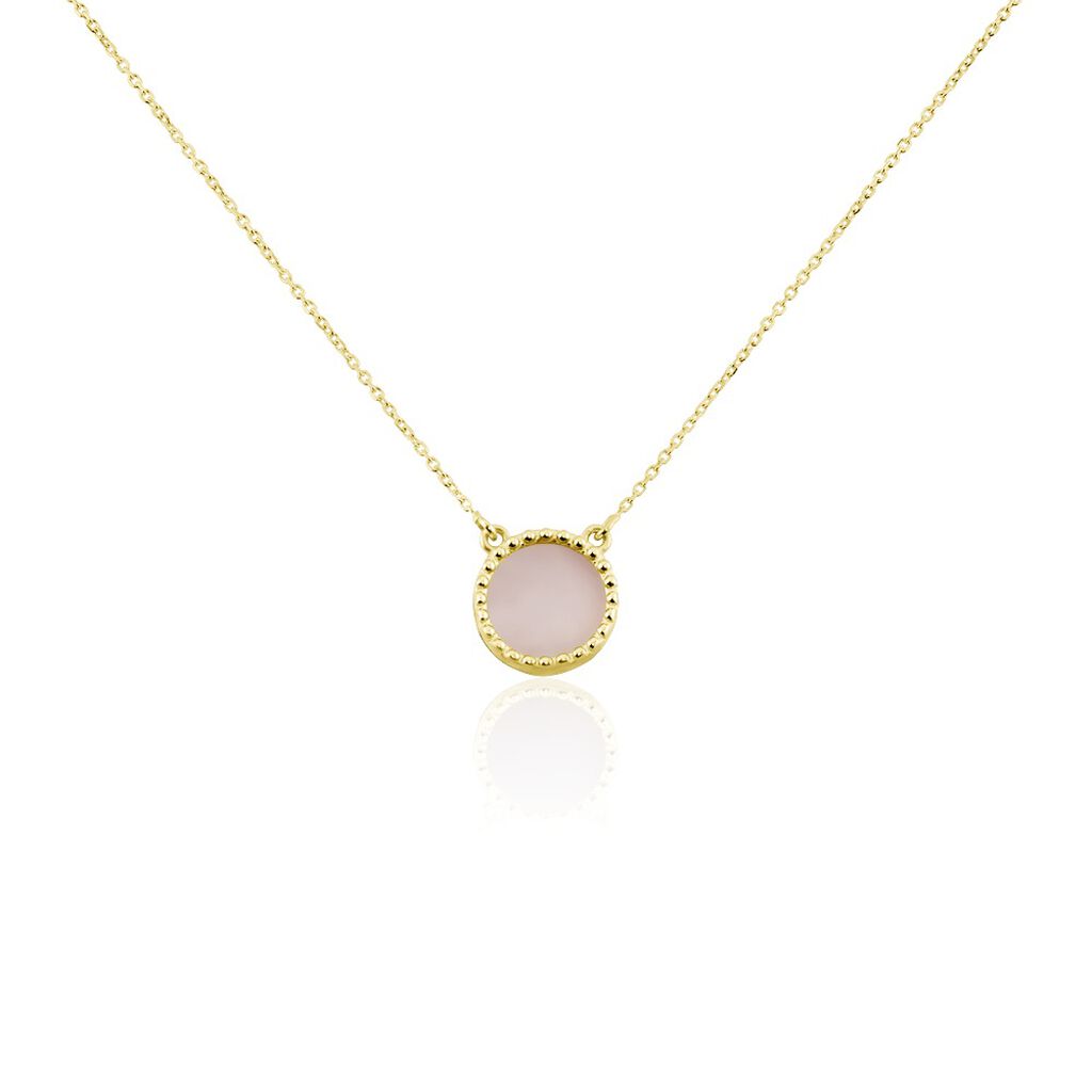 Collier Heida Or Jaune Calc&eacute;doine - Colliers avec pierres Femme | Marc Orian