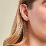 Boucles D'oreilles Puces Eily Or Jaune Oxyde De Zirconium - Puces Famille | Marc Orian