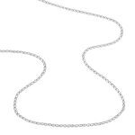 Cha&icirc;ne Capucin Or Blanc Maille Marine Plate - Chaines Femme | Marc Orian