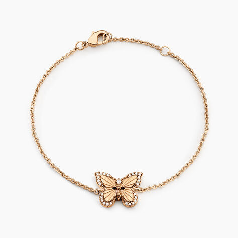 Bracelet Dixie Plaqué Or Doré Oxyde De Zirconium - Bracelets chaînes Femme | Marc Orian