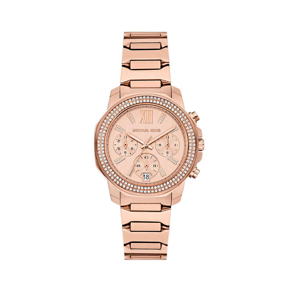 Montre Michael Kors Prescott Rose - Montres &eacute;tanches Femme | Marc Orian