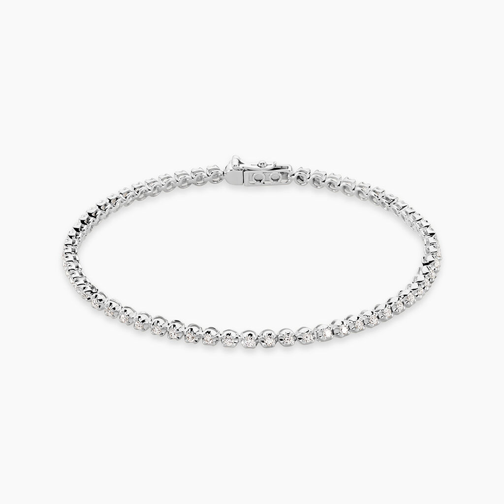 Bracelet Aleonor Or Blanc Diamant - Bracelets cha&icirc;nes Femme | Marc Orian