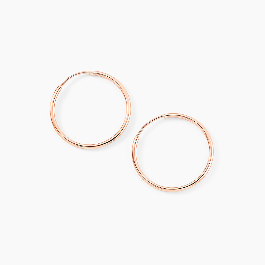 Cr&eacute;oles Dominae Or Rose - Cr&eacute;oles Femme | Marc Orian