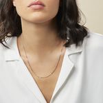 Cha&icirc;ne Imad Maille Gourmette Or Blanc - Chaines Famille | Marc Orian