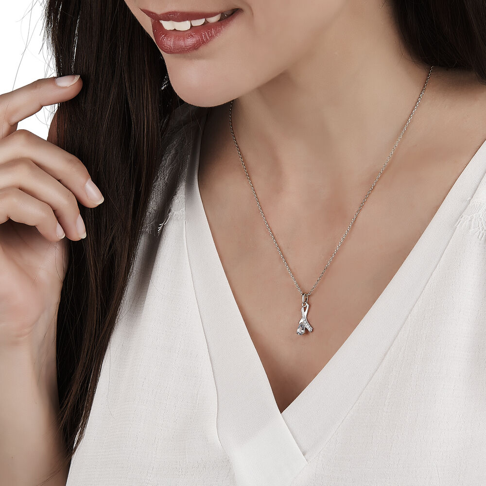 Collier Dyanah Plaque Or Jaune Oxyde De Zirconium - Colliers avec pierres Femme | Marc Orian