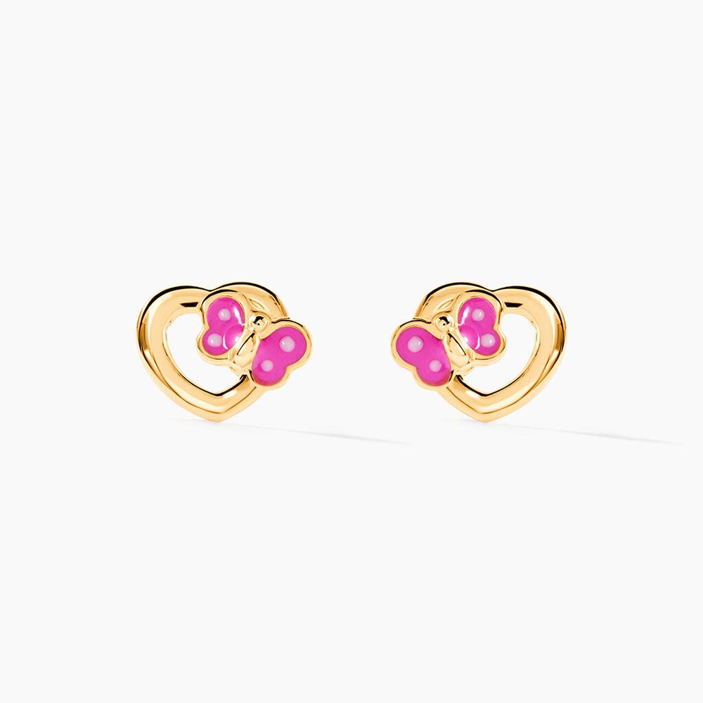 Boucles D'oreilles Puces Or Jaune Myrthale - Puces Enfant | Marc Orian