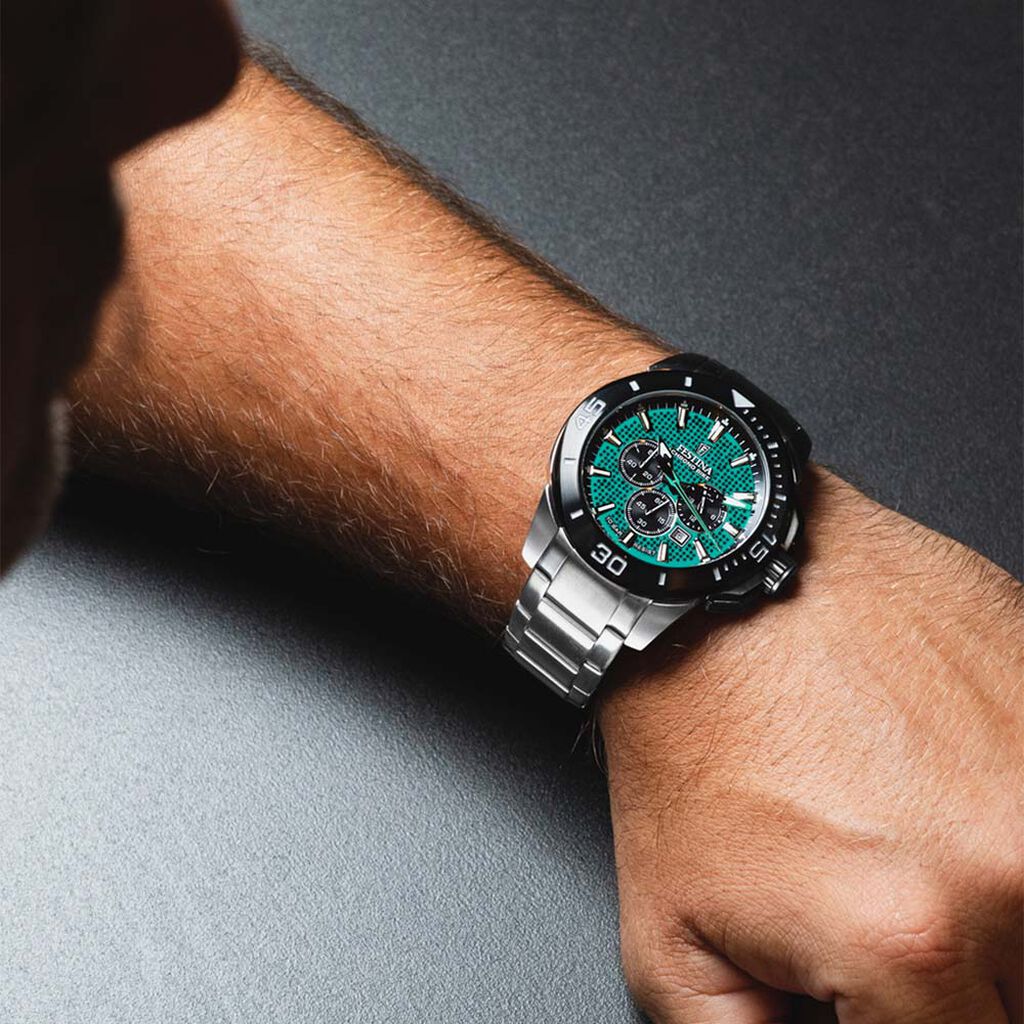 Montre Festina Chrono Bike Vert - Montres sport Homme | Marc Orian