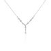Collier Cravate Argent Blanc Benedito Oxydes De Zirconium - Colliers avec pierres Femme | Marc Orian