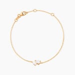 Bracelet Nelia Plaqu&eacute; Or Jaune Oxyde De Zirconium - Bracelets fantaisie Femme | Marc Orian