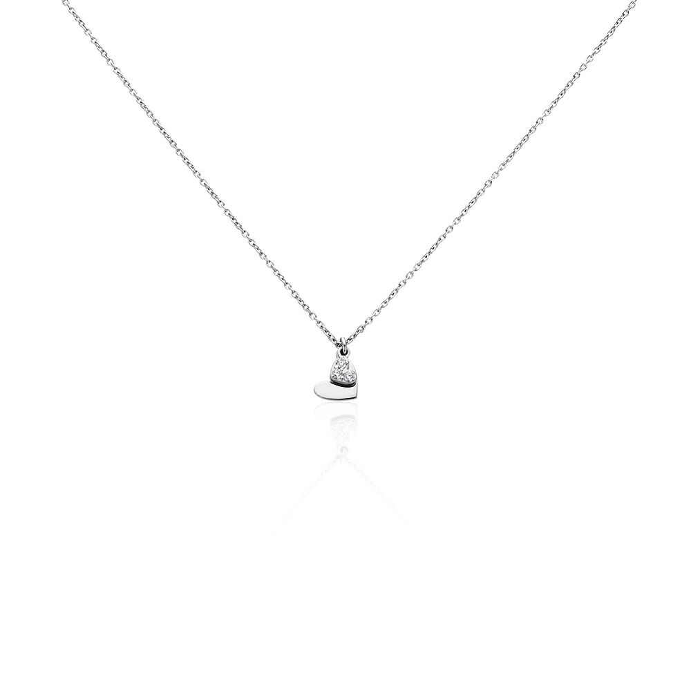 Collier Salli Argent Blanc Oxyde De Zirconium - Colliers avec pierres Femme | Marc Orian