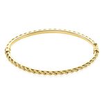 Bracelet Jonc Cordeline Or Jaune - Bracelets joncs Femme | Marc Orian