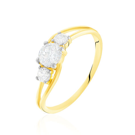 Bague Maryvette Or Jaune Oxyde De Zirconium - Bagues fiançailles Femme | Marc Orian
