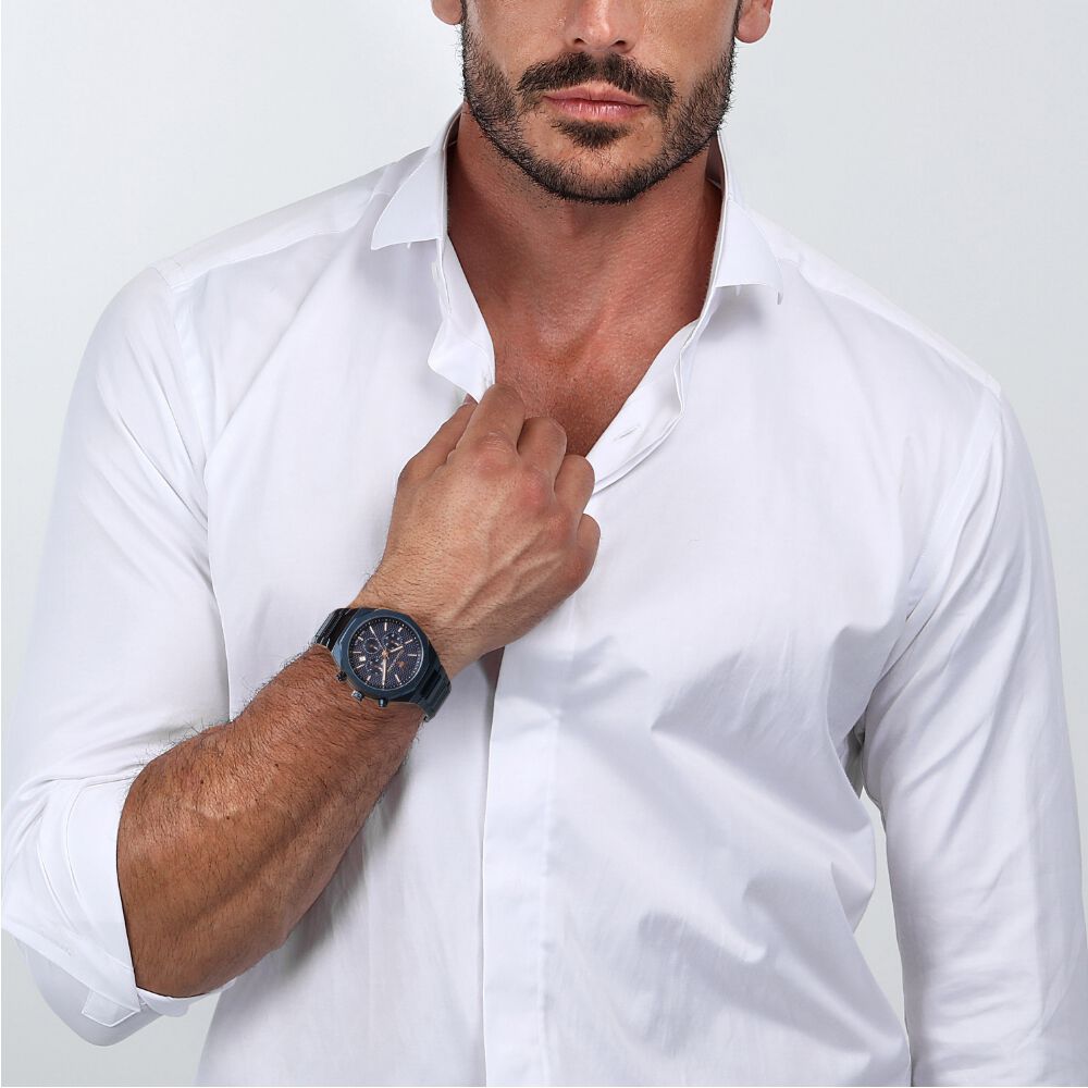 Montre Maserati Stile Bleu - Montres étanches Homme | Marc Orian