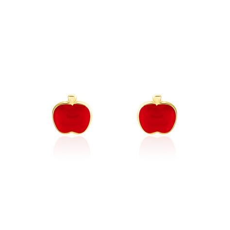 Boucles D'oreilles Puces Eve Or Jaune - Puces Enfant | Marc Orian