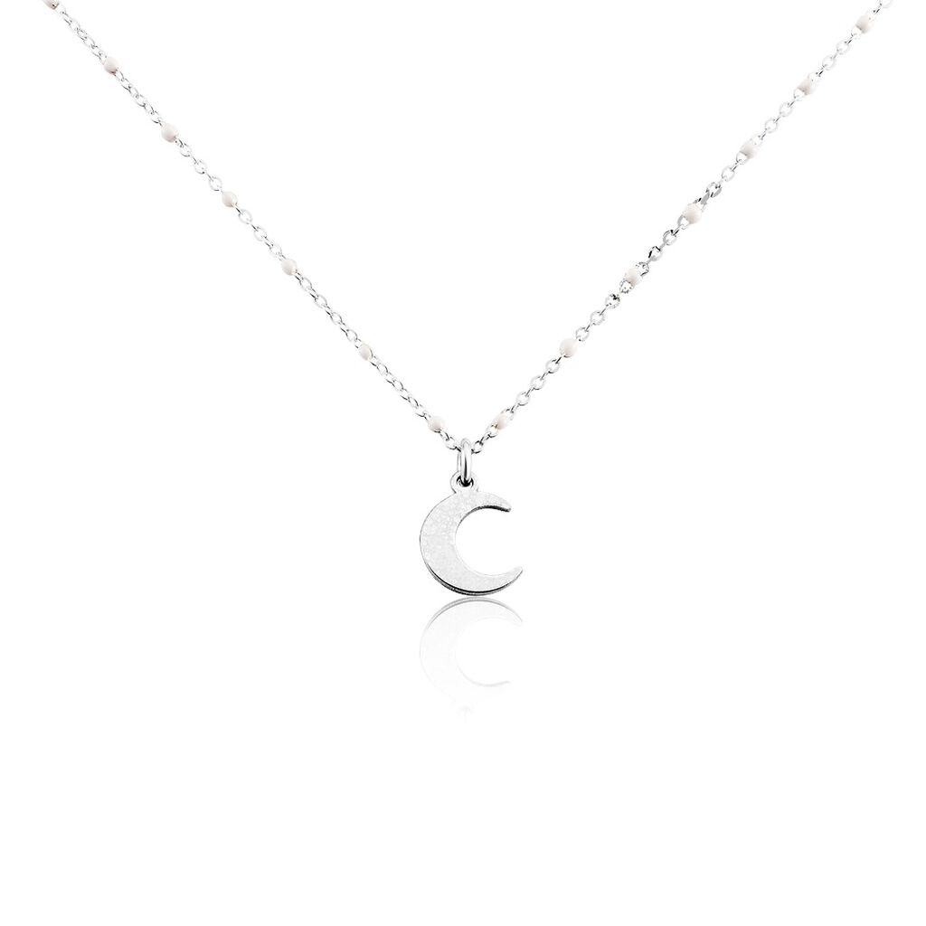 Collier Molly Argent Blanc - Colliers ras du cou Femme | Marc Orian