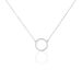 Collier Stip Or Blanc Oxyde De Zirconium - Colliers avec pierres Femme | Marc Orian