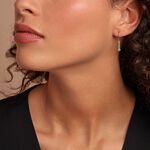 Boucles D'oreilles Pendantes Josephine Or Jaune Emeraude - Boucles d'oreilles mariage Femme | Marc Orian