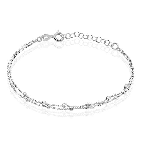 Bracelet Tounes Argent Blanc - Bracelets chaînes Femme | Marc Orian