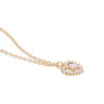 Collier Gino Argent Rose Oxyde De Zirconium - Colliers avec pierres Femme | Marc Orian