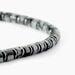 Bracelet Jourdan Acier Blanc Obsidienne H&eacute;matite - Bracelets cha&icirc;nes Homme | Marc Orian