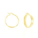 Cr&eacute;oles Terezia Or Jaune - Cr&eacute;oles Femme | Marc Orian