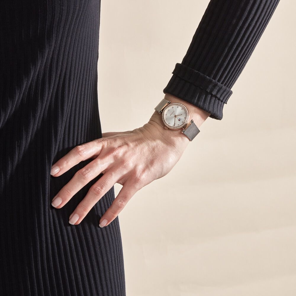 Montre Tommy Hilfiger Lynn Argenté - Montres classiques Femme | Marc Orian