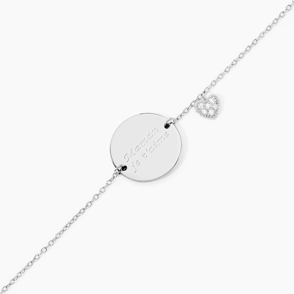 Bracelet Argent Nellchen Oxydes De Zirconium - Bracelets Medailles Femme | Marc Orian