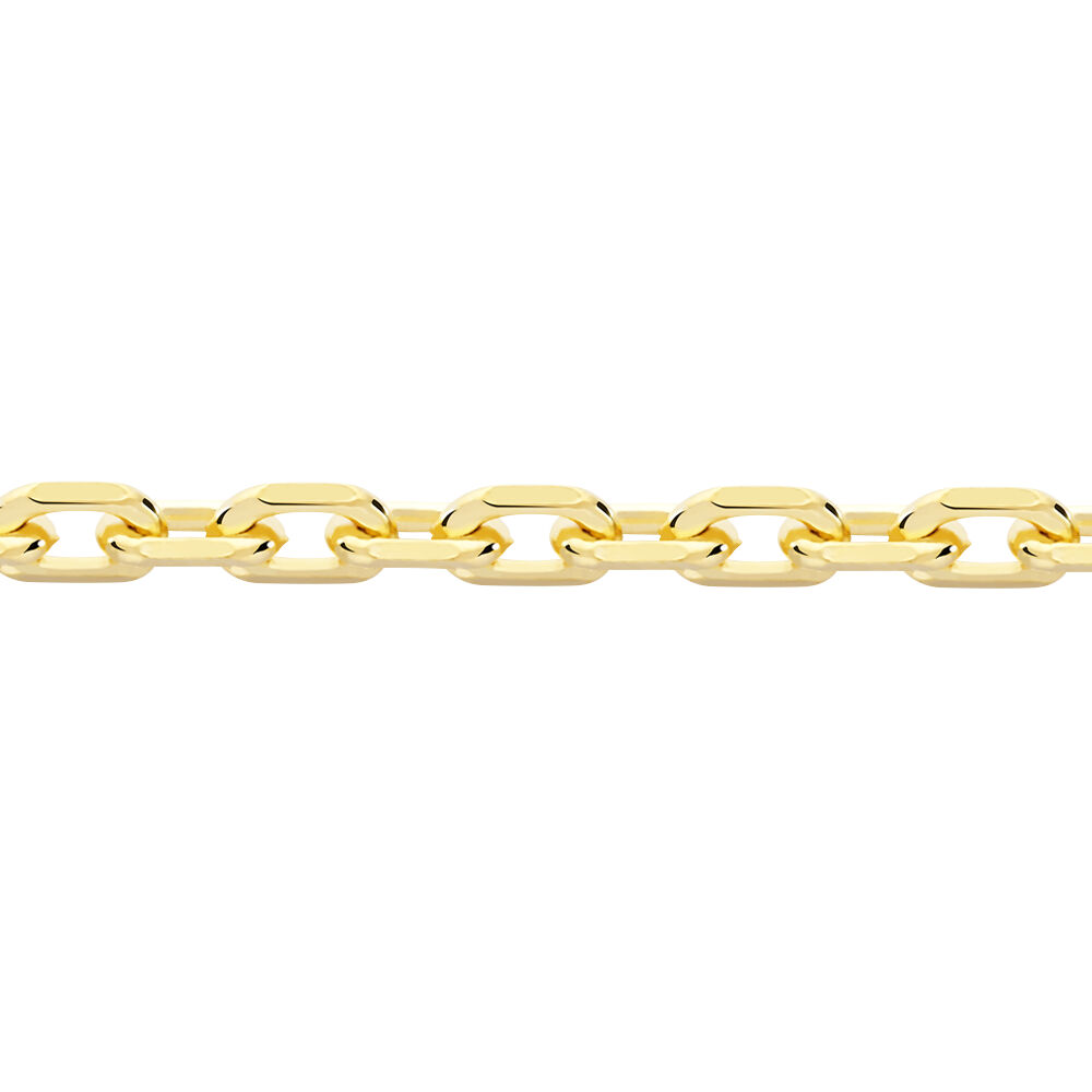 Chaîne Igoa Maille Forçat Diamantee Or Jaune - Chaines Femme | Marc Orian